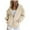Beige, variant on Hoodies for Women with Pocket Zip Up Hoodie Casual Solid Long Sleeve Sweatshirt Tops,Green,M