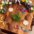 thumbnail image 5 of Easter Flocked Rabbits Figurine For Desktop Decorations And Festive Party Atmospheres, 5 of 6