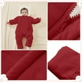 thumbnail image 3 of Combinaison à Capuche pour Enfants, Costume Ours, Veste Chaude pour Garçons, 3 of 8