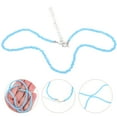 thumbnail image 3 of SHISUYAN 1Pc Individual Character Beaded Single - Layer Necklace Simple Color Rice Bead Necklace (Blue), 3 of 9