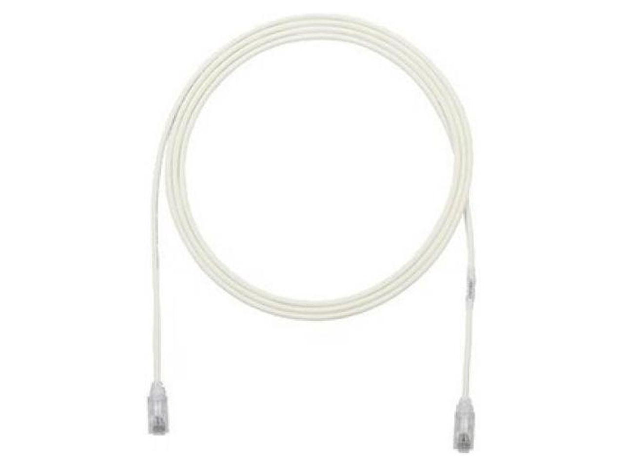 Panduit TX6-28 Category 6 Performance - Patch cable - RJ-45 (M) to RJ-45 (M) - 6 in - UTP - CAT 6 - IEEE 802.3at - booted, halogen-free, snagless, stranded - off white