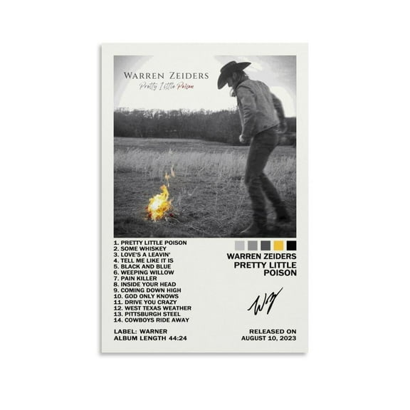 Warren Zeiders Pretty Little Poison Poster Canvas Art Poster Bedroom Decor Posters