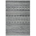 thumbnail image 3 of SAFAVIEH Madison Hannah Geometric Area Rug, Charcoal/Ivory, 8' x 10', 3 of 10