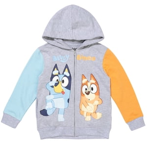 Bluey Toddler Boys' Fleece Zip-Up Hoodie