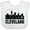 AA-White, variant on Inktastic Cleveland Skyline Grunge Boys or Girls Baby Bib