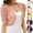 Beige, variant on Cropped Cardigan for Women Casual Short Sleeve Bolero Pleat Cardigan Mesh Sheer Shrug Open Front Loose Coat