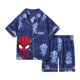 thumbnail image 2 of 2022, conjuntos de ropa informal de Spiderman para bebés y niños, ropa fina de seda helada de verano de manga corta para bebés, ropa de 1 a 8 años, disfraces de 85 a 100cm heqiyong CONDUJO, 2 of 2
