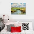 thumbnail image 4 of Nawypu  Afternoon Skies Canvas Wall Decor by Artist Carol Hallock for Living Room, Bedroom, Bathroom, Kitchen, Office, Bar, Dining &amp; Guest Room - Ready to Hang, 4 of 4