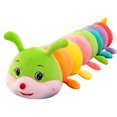 thumbnail image 1 of 1Pc Lovely Caterpillar Shape Throw Pillow Coloful Letters Cartoon Plaything, 1 of 8
