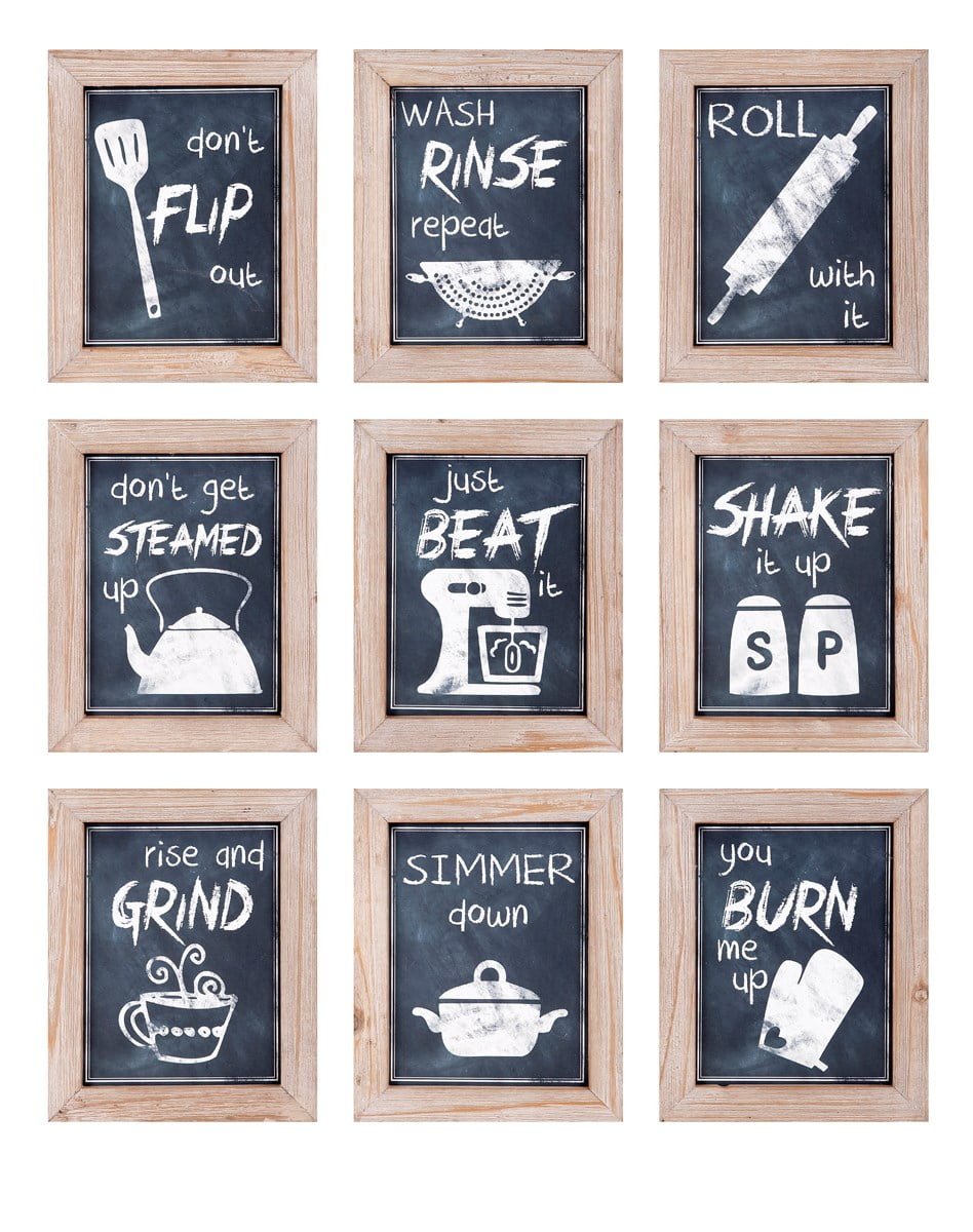 Kitchen Inspirations Wall Decor Ast 9