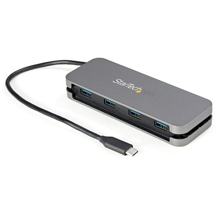 UPC: 0065030883450 | StarTech 4 Port USB C Hub – 4x USB-A – 5Gbps USB 3.0 Type-C Hub (USB 3.2/3.1 Gen 1) – Bus Powered –