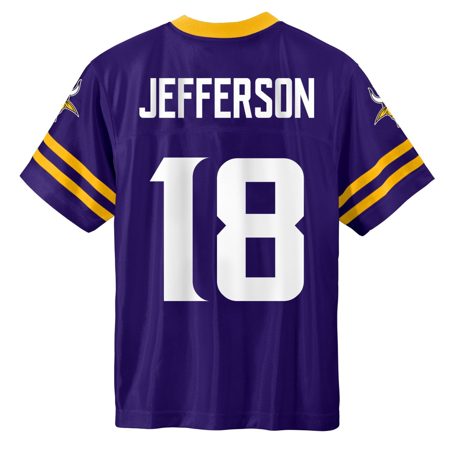 NFL MINNESOTA VIKINGS Boys Jersey Game Day Fan Apparel -Jefferson