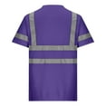 thumbnail image 3 of VBTAPA Hi Vis T-Shirts for Men Reflective Safety Shirt Construction Work Shirts Outdoor Working Uniform Tops Purple XXXL, 3 of 5