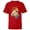 Red, variant on Disney and Pixar’s Toy Story Fourth Birthday 4 Years Old - Short Sleeve T-Shirt for Kids - Customized-White