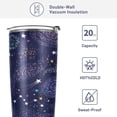 thumbnail image 4 of SKYSONIC Colorful Nebulae 12 oz Stainless Steel Insulated Mug, Double Vacuum Insulated Travel Mug with Lid and Straw, 4 of 7