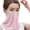 Pink, variant on Women Ice Silk Sun Proof Face Mask Neck Shield Gaiter Scarf Breathable Balaclava Bandana, Pink, One Size