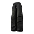 thumbnail image 2 of Aimik Men's Cargo Pants Utility Flap Pockets Drawstring Elastic Waist Trousers Lightweight Outdoor Workwear Bottoms for Hiking, 2 of 6