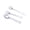 11, variant on Professional Stainless Steels Spoons Set of 3 Ergonomic Nonslip Handle Dishwasher Safe Rustproof Cooking Accessories
