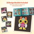 thumbnail image 3 of Rompecabezas de mosaico de madera para niños, bloque de patrón de forma de 370 piezas, juego de mesa de píxeles STEM Montessori juguetes regalo para niños pequeños bebés niñas Ormromra HMHZ535, 3 of 9