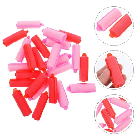 Niceauty Sponge Rollers for Hair 24pcs Foam Curlers Small Flexible Sleeping Rollers Soft Hairdressing Tools for Women and Girls
