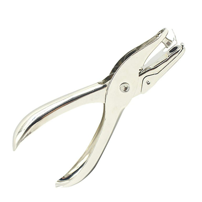 Single Hole Puncher Metal 3mm/6mm Pore Diameter Punch Pliers Scrapbooking Punches  1-8 Pages Paper Hole Puncher