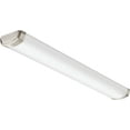 thumbnail image 2 of Lithonia Lighting  FMLCRSLS NCrest 4 ft. Brushed Nickel LED Linear Flush Mount Fixture with Selectable Color Temperature, 2 of 7