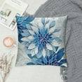 thumbnail image 2 of Creowell Blue Grey Pillow Covers Decorative Daisy Flower Throw Pillow Cover for Couch Modern Pillow Case for Patio Living Room Cushion Bed Outdoor Farmhouse Home Decor, 2 of 5