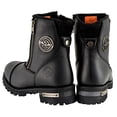 thumbnail image 4 of Milwaukee Bottes de Moto Classiques pour Hommes (Noir, Taille 14), 4 of 9
