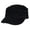 Black, variant on Military Cadet Hat Distressed Army Style Patrol Cap For Mens Womens Unisex Camo