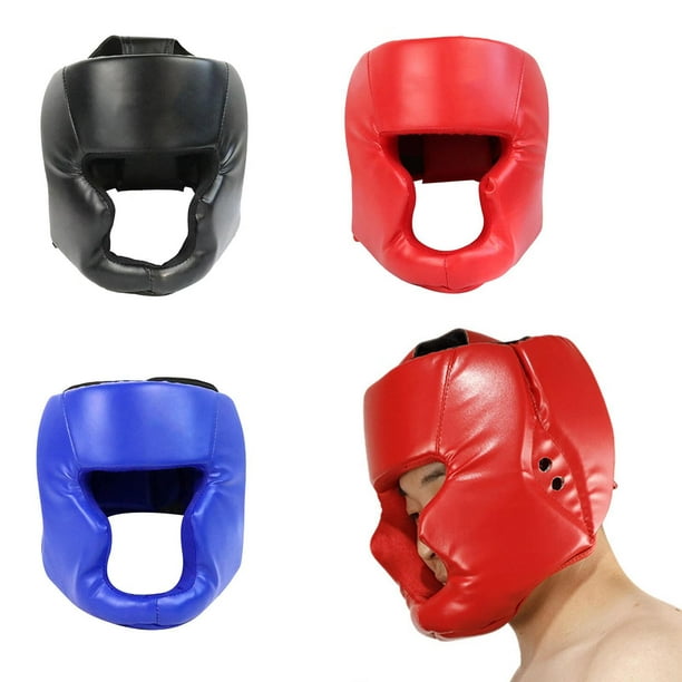 Boxing Headgear MMA Muay ThaiAdjustable Face GuardHead Gear Helmet