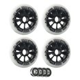 thumbnail image 2 of sunsanly 4 Pack Inline Skate Wheels 90/100/110mm Skate Replacement Wheels with Bearings Indoor Outdoor Roller Skate Wheels, 2 of 7
