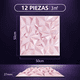 thumbnail image 2 of Panel Decorativo 3d De Pvc Rosa Para Pared, 50 X 50 Cm 12pcs Rosa, 2 of 5