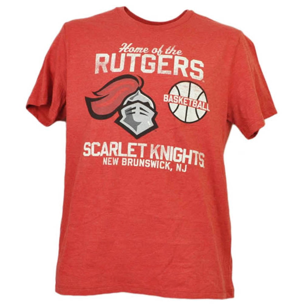NCAA Rutgers Scarlet Knights Basketball New Brunswick NJ Red Tshirt Tee
