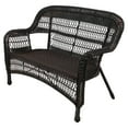 thumbnail image 2 of Northlight 4-Piece Resin Wicker Outdoor Patio Conversation Set - Black/Brown, 2 of 5