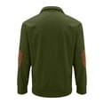 thumbnail image 7 of Generic Boys Corduroy Fall Jackets Quarter Button Long Sleeve Collared Knitted Youth Teens Henley Sweatshirts for 5-15 Years, 7 of 7