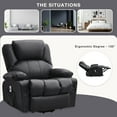 thumbnail image 5 of JONPONY Power Lift Recliner Chair Recliners for Elderly with Heat and Massage Recliner Chair for Living Room with Infinite Position and Side Pocket,USB Charge Port,Black, 5 of 13