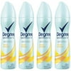 Degree Antiperspirant Deodorant Dry Spray, Fresh Energy, 3.8 oz, 4 count