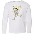thumbnail image 3 of Inktastic Cute Dancing Skeleton Long Sleeve Youth T-Shirt, 3 of 5