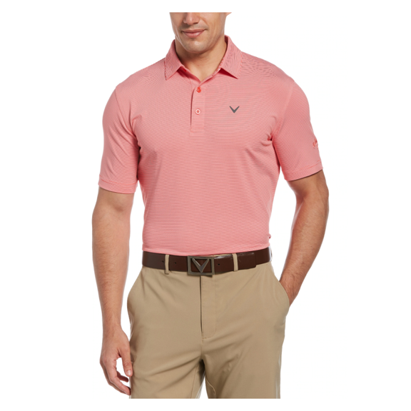 CALLWAY Mens Pro Spin Fine Line Stripe Polo, 3XLT
