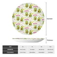 thumbnail image 2 of Gaeub Avocado Work Out Print Ceramic Plate,Dinner Plates,Bone China Decorative Plates with Display Stand,Art Ceramic Ornaments for Wall Hanging Decoration-6in, 2 of 6