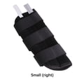 thumbnail image 4 of Soidarity Férula para fracturas, muñequera, soporte para codo, fijador de tamaño compacto, estabilizador profesional de brazo para niños Ayudas para vestirse con gancho de botón Negro Pequeño/Derecho, 4 of 6