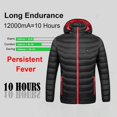 thumbnail image 4 of Winter Women‘s Smart USB Abdominal Back Electric Heating Warm Down Cotton Jacket, 4 of 6