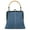 Blue, variant on BadPiggies Retro Denim Handbags for Women, Kiss Lock Crossbody Tote Bag Stylish Shoulder Purses - Navy