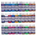 thumbnail image 5 of Color Swell Washable Tempera Paint Set - 2oz bottles of 30 Neon Metallic Classic Colors Perfect Kids Tempera Paints - Plus Three Wooden Brushes, 5 of 9