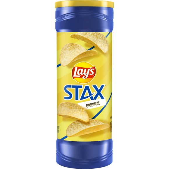 Lay's Stax Original Potato Crisps, 5.5 oz Canister