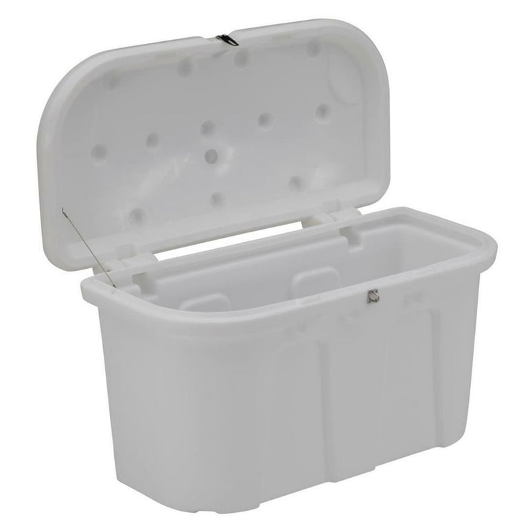 Taylor Made 123650 Stow N' Go Poly Dock and Patio Storage Box - 43 L x 21  W x 36 H, Classic White 