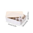 thumbnail image 3 of Fiudx Ofertas relámpago Caja de almacenamiento de ropa interior con marcado para el hogar, compartimento para sujetador, ropa interior cubierta, calcetines, compartimento para ropa interior, almacena, 3 of 7