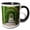 Black/White, variant on 3drose, Spain, Granada, Alhambra. Archway of Trees., 11oz Mug