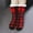 Red, variant on GILIGEGE Christmas Slipper Socks for Women with Grippers Non Slip Fuzzy Fluffy Grip Winter Warm Cozy Thick Comfy Soft Thermal Fuzzy Warm Sherpa Lining Fleece Cabin Socks Comfy Christmas Gifts