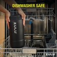 thumbnail image 5 of Zulu Goals 101Oz Vacío Triple Pared Aislada | Termo Grande Para Botella De Agua De Acero Inoxidable Con Asa De Transporte | Chug Y Pico De Paja | Viajes Gimnasio Senderismo Camping | 120 Horas Frío |, 5 of 5
